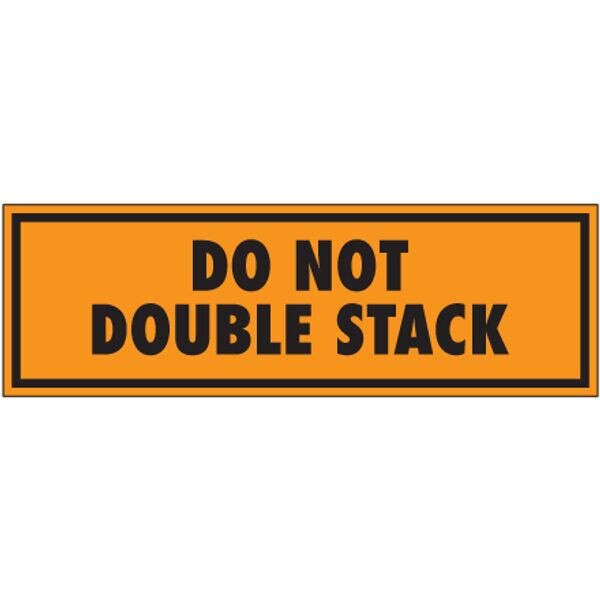 Do Not Double Stack Label, Fluoresc