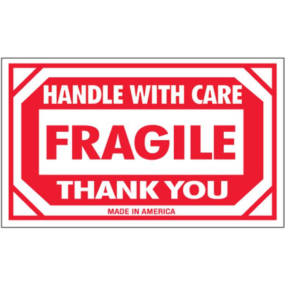 Fragile - Handle With Care Label, 3
