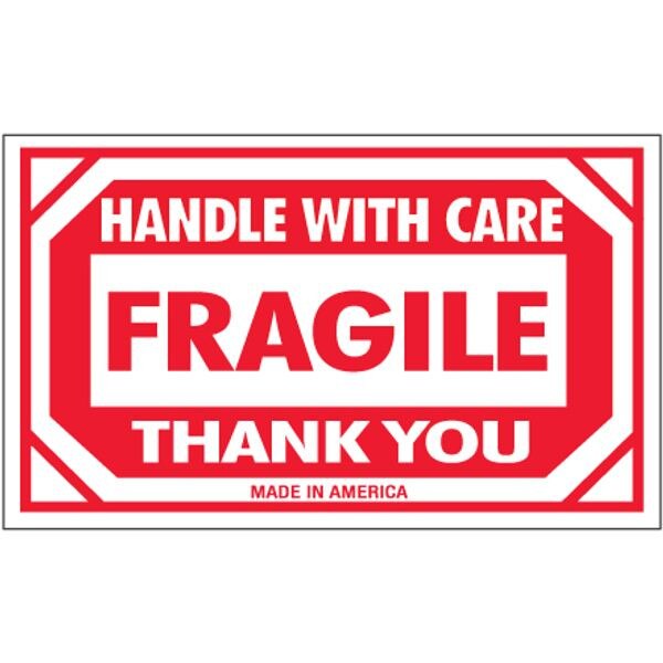 Fragile - Handle With Care Label, 3