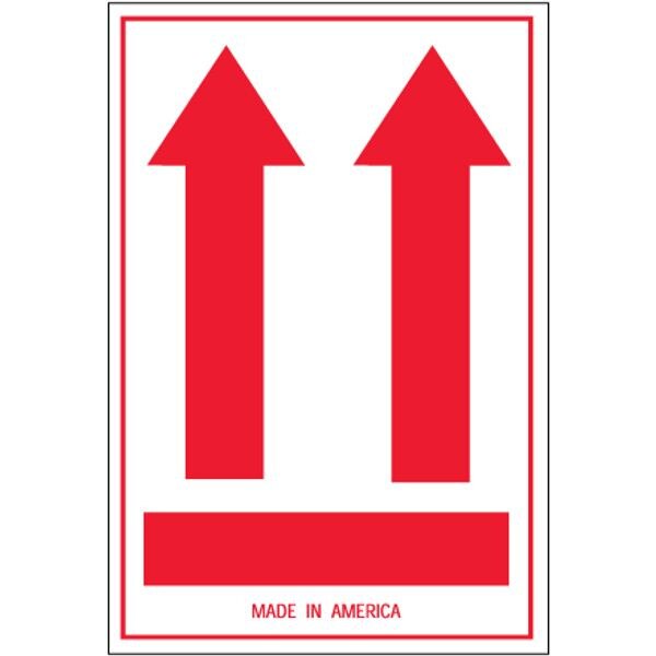 Two Red Arrows Over Red Bar - Arrow