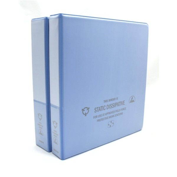 1-1/2" ESD Binder, 3-Ring with Inse