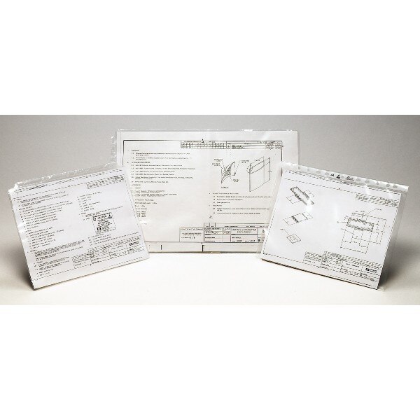 Sheet Protectors; Multiple Sizes, Sewn, ESD Static Safe Clear