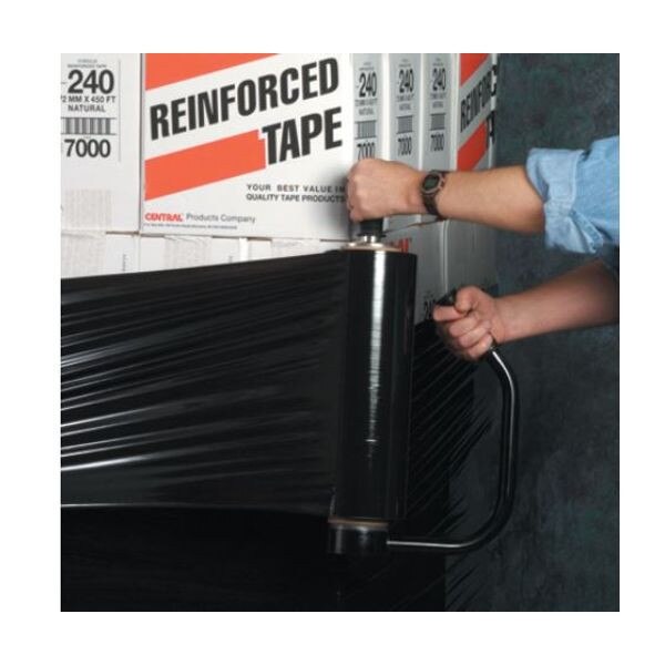 Black Opaque Blown Hand Stretch Fil