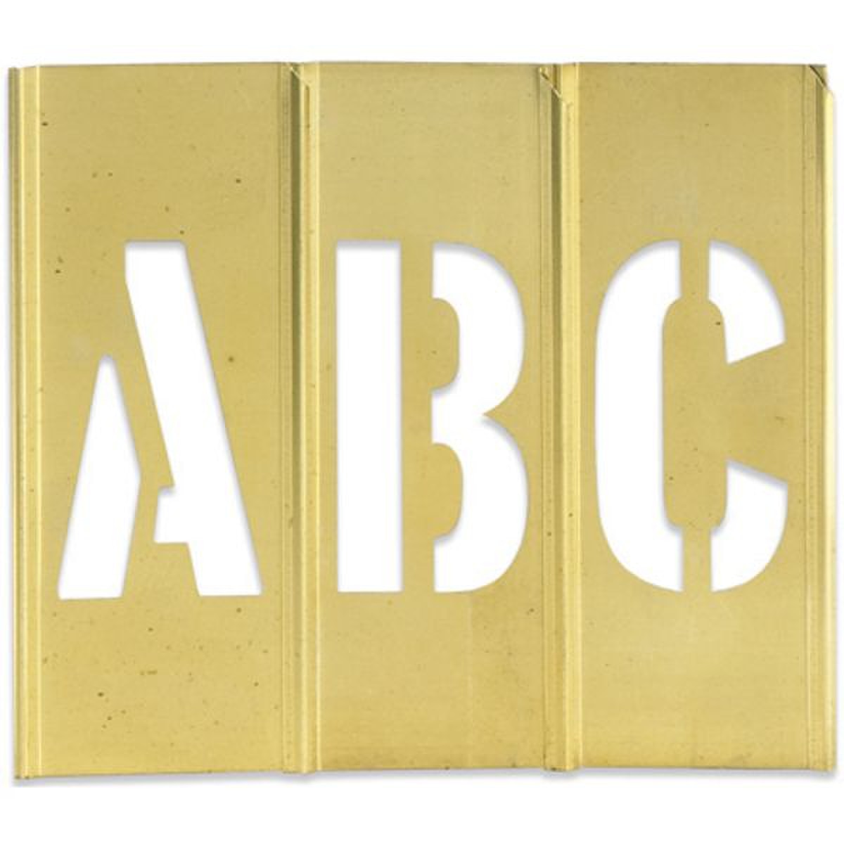 Letter/Number Brass Stencils, 1" Le