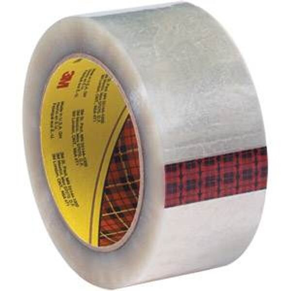 3M 355 Scotch® Box Sealing Tape Clear 2" x 55 yds 6 Per Pack Correct Products