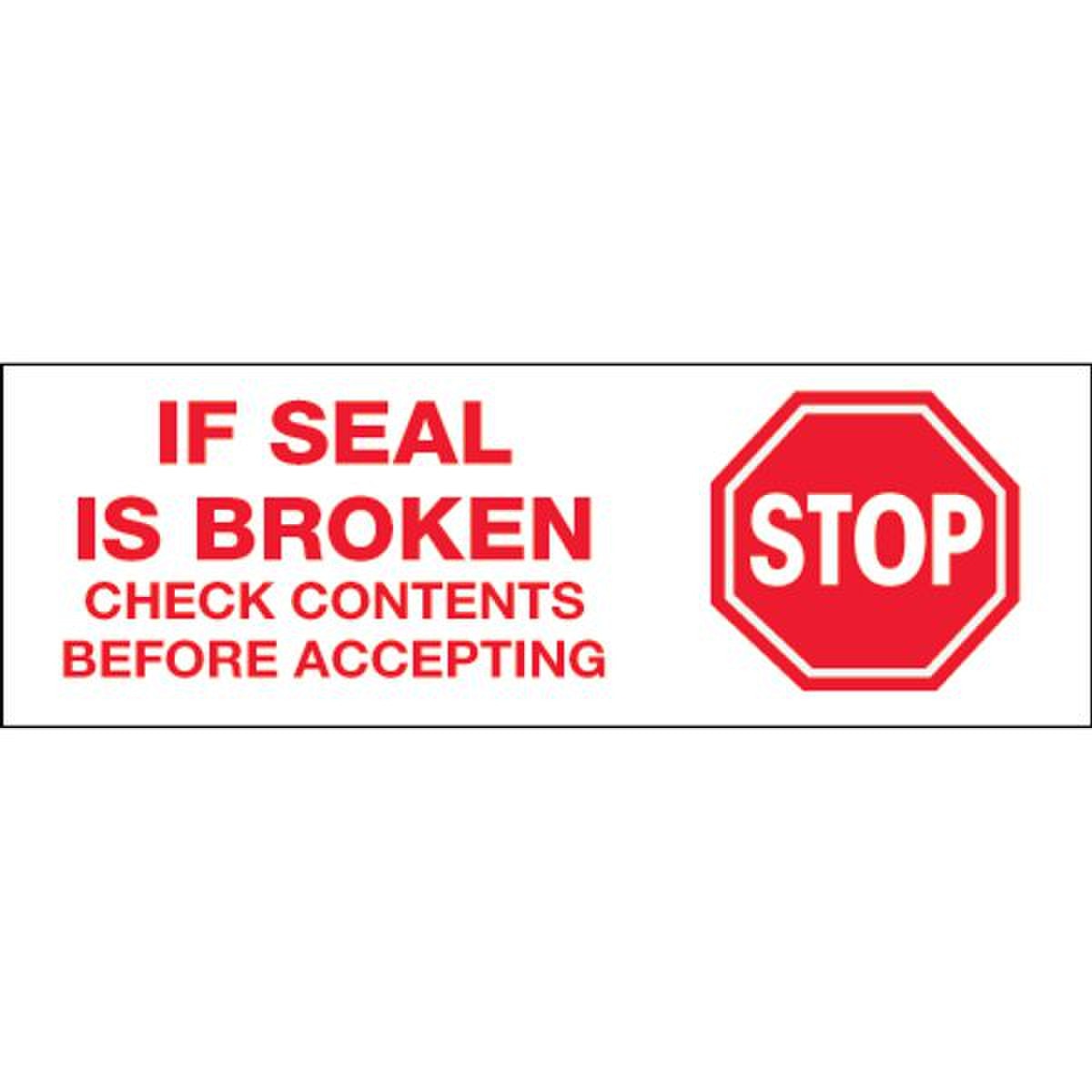 Pre-Printed Carton Sealing Tape "St