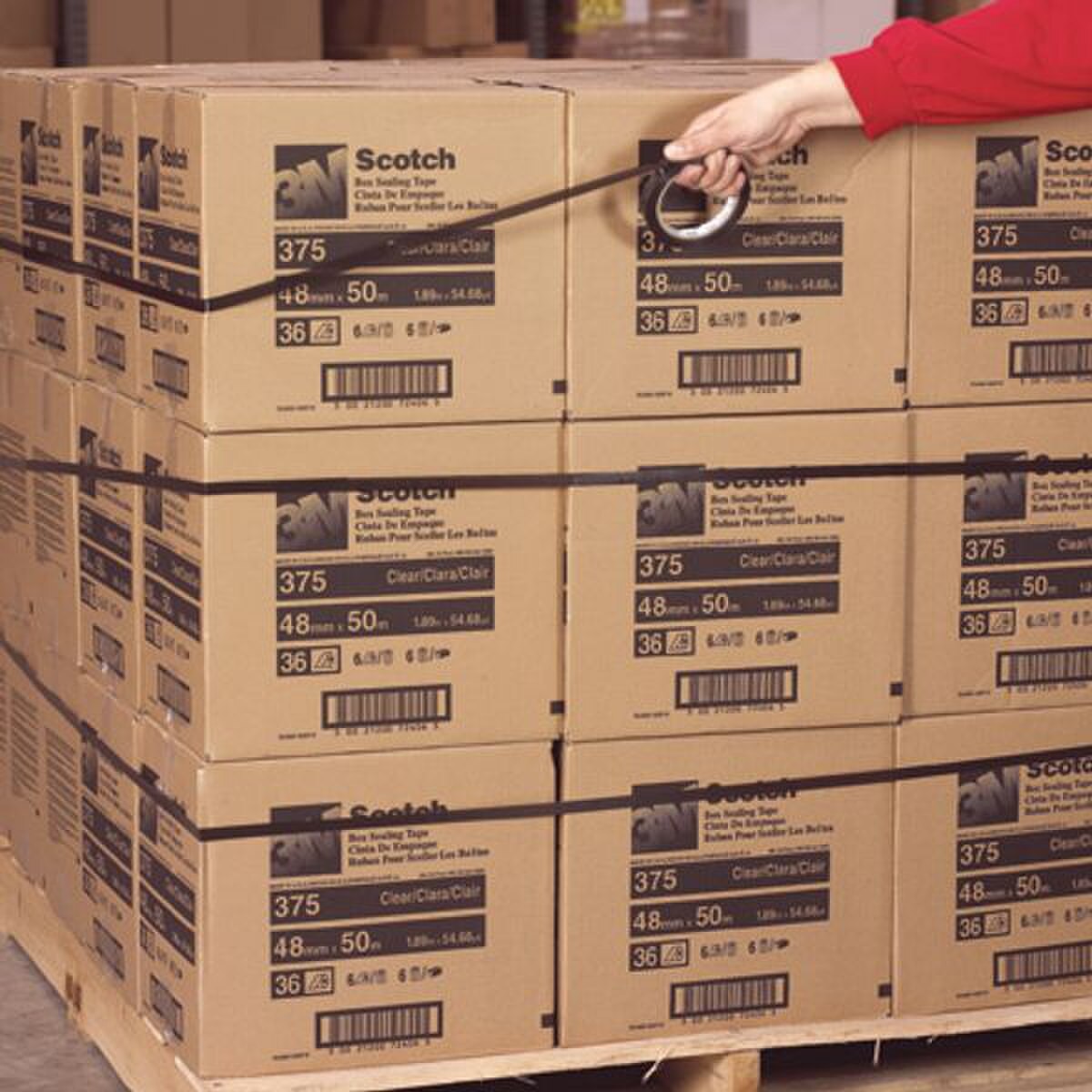 3M 860 Poly Strapping Tape, 1/2" x