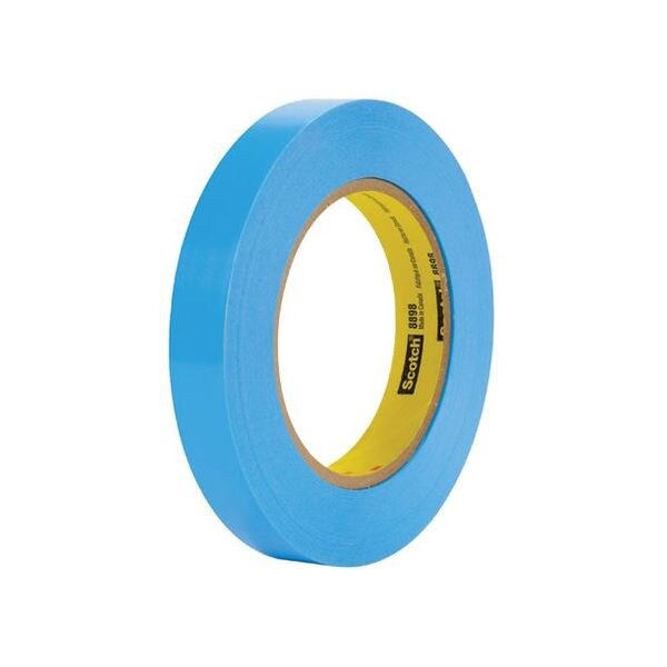 3M 8898 Blue Poly Strapping Tape, 3