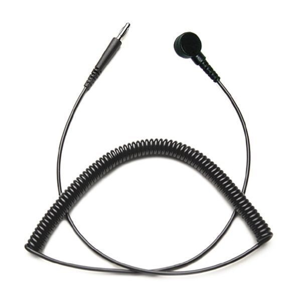 TM67002 6' ESD Coil Cord, 4mm Snap